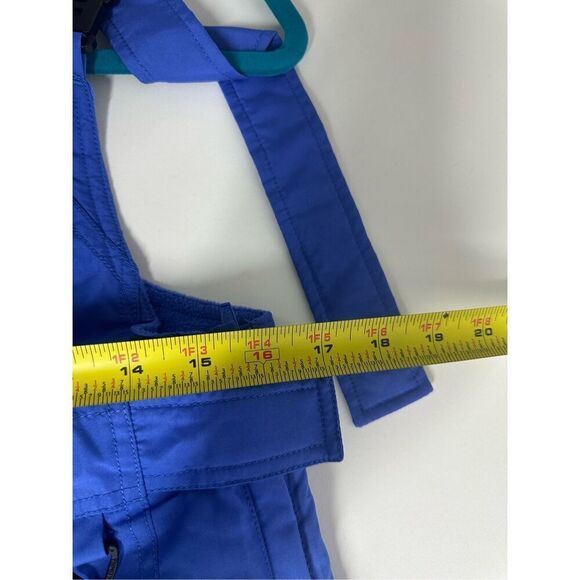 Columbia Ski Snow Pants Overall Bibs Blue Unisex Adjustable Purple Size 14/16Y - Picture 10 of 16
